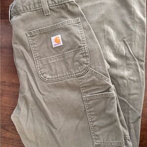 Carhartt Men's Green Work Pants